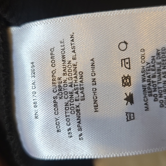 New Anthropologie Canape Black Mini-Ribbed Tank - Picture 9 of 9